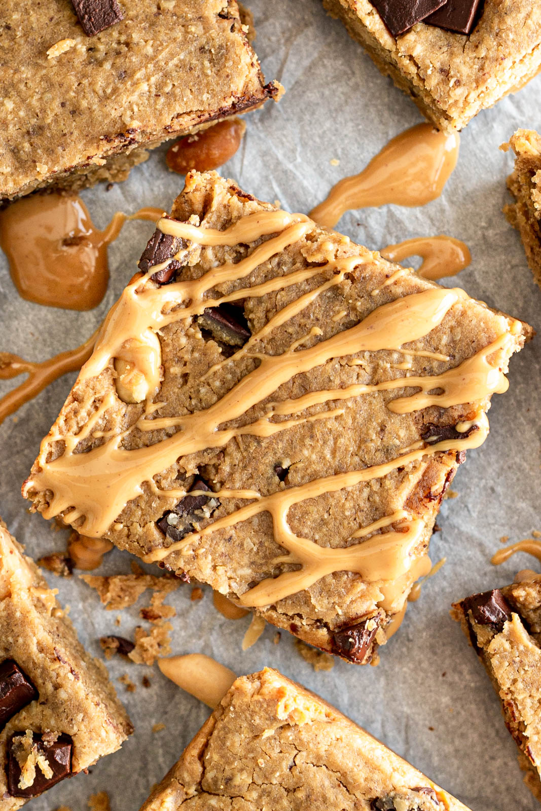 Vegan Peanut Butter Blondies
